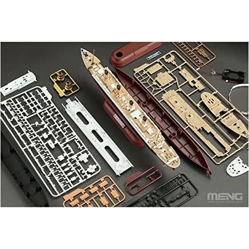 Meng Model 1/700 Titanic Luxury Cruise Ship Pre-Colored Plastic Model MPS008