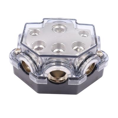 High Conductivity Fuses Holder Power Distribution Block For Vehicle Stereo System With Corrosion Resistant Construction