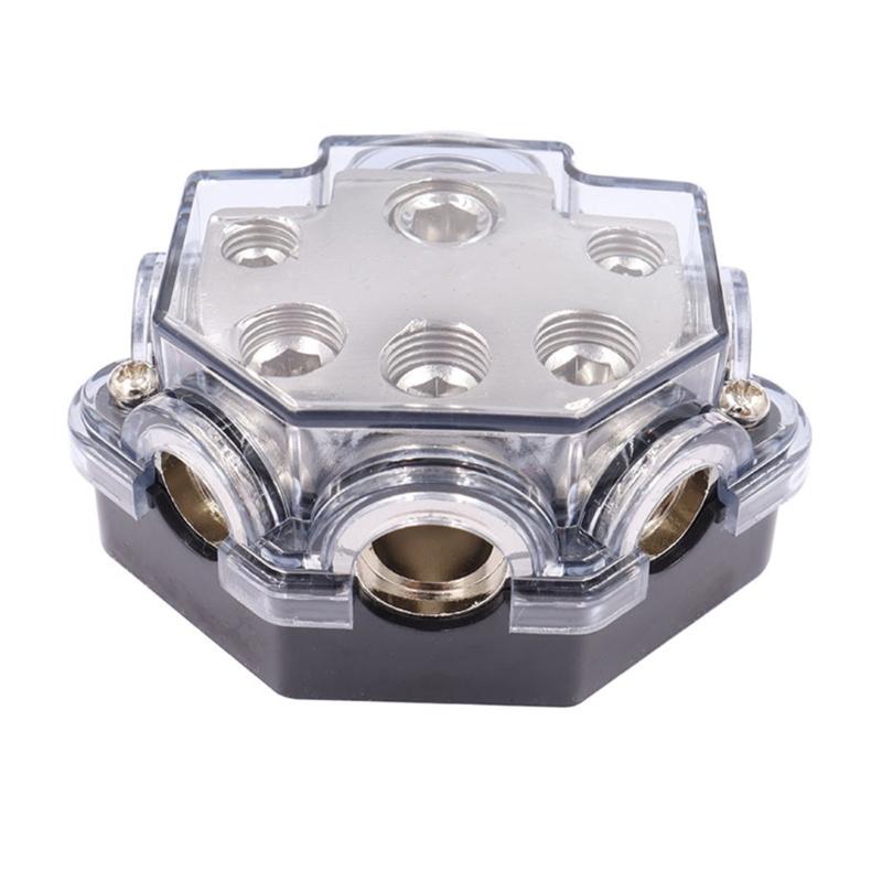 

High Conductivity Fuses Holder Power Distribution Block For Vehicle Stereo System With Corrosion Resistant Construction