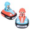 Remote Control Bumper Cars Kids 2 Player Battle Set with Lights Music Toy RC Car for Toddlers Boys Girls Red Blue