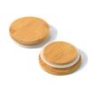 Bamboo Wood Wooden Jar Lids Natural Bottle Sealing Caps Can Lids Mugs Cup Covers Mason Jar Lids