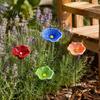 Bienenfreundliche Garten Geschenke Keramik Bienen Wasserstation, Handgefertigtes Buntes Blumenbad, Mini Hinterhof Landschaftsbau Dekor Wasserschale für