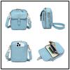 Unisex torba kurierska Casualowa torba na ramię Crossbody Lekka torba na telefon do codziennego użytku na zewnątrz Wszechstronna mała torba z gniazdami na karty RFID