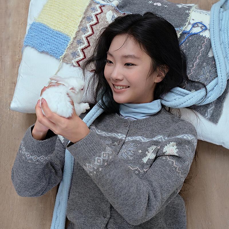 

Ledin Women s Fair Isle Knitted Cardigan L