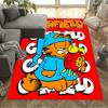 Garfield's Cozy Adventure Floor Rug Office Rug Suitable for Game Room Outdoor Bedrooms Entryway Antislip Carpet Anime Office Decor
