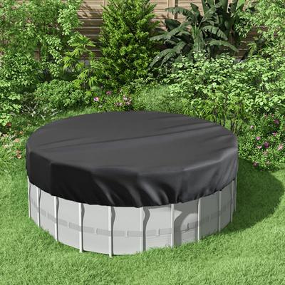 Round Pool Cover Solar Covers for Above-Ground Pools Reduce Evaporation Oxford Fabric Pool
