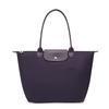 Le Pliage Green Zipper Closure Recycled Polyamide Canvas Tote Bag Women Tote Raspberry 2605919645