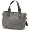 Labagagerie Side Tassel Summer Tote, Medium, B007202, Ivory (33)