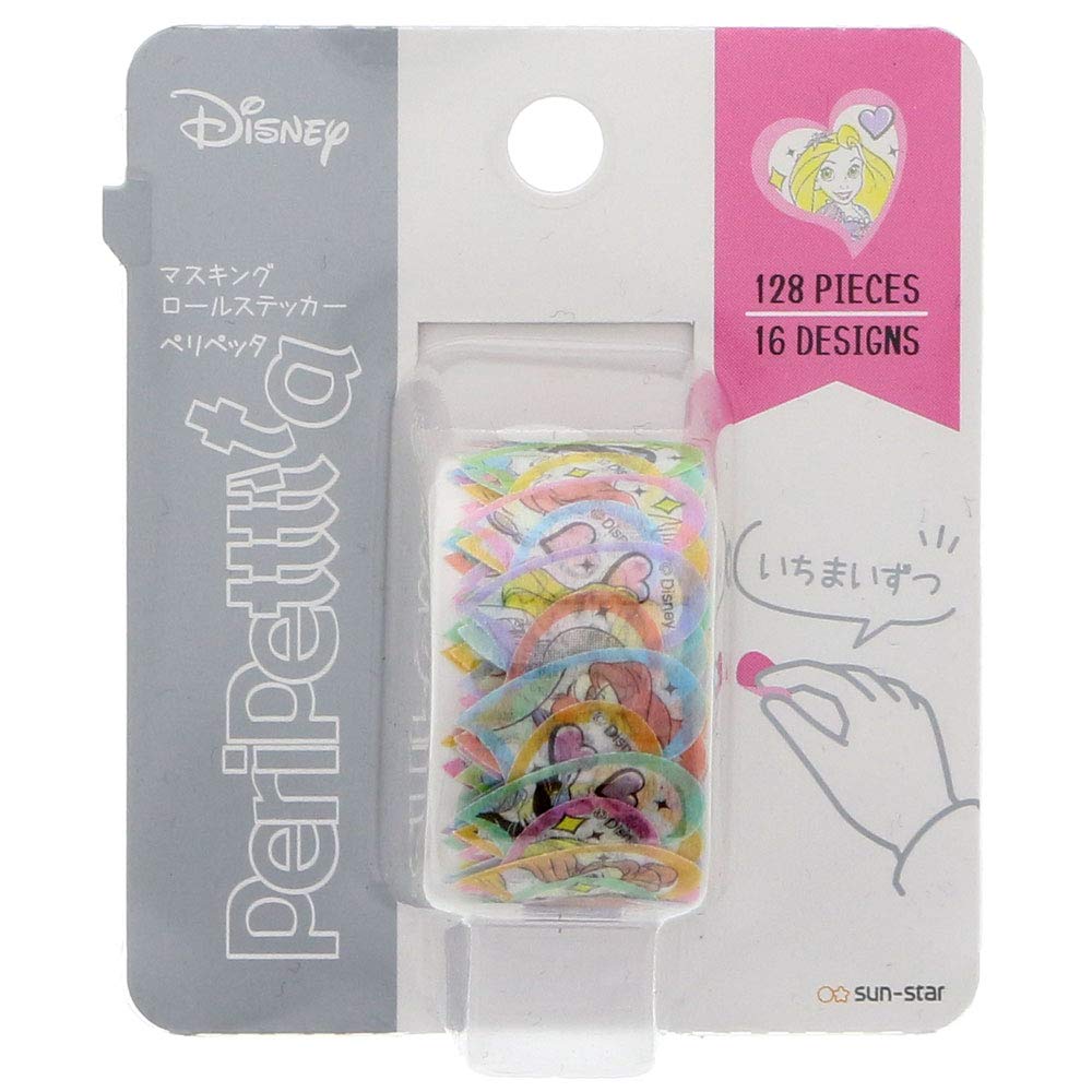 Sunstar Stationery Disney Roll Sticker Peripetta Princess S4834313
