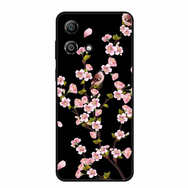 For Moto G Stylus 2023 Case Cute Cartoon Cat Black Silicone Soft Phone Case For Motorola Moto G Stylus 2023 Back Cover Case 6.5"