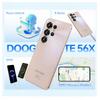 DOOGEE Note56X Android 16 Cell Phone Unlocked 6150mAh Battery, 24GB+64GB/TF 2TB Smartphone, 6.56" Screen, 4G Dual SIM Phone, 8.45mm Ultra-Slim/GPS/OTG