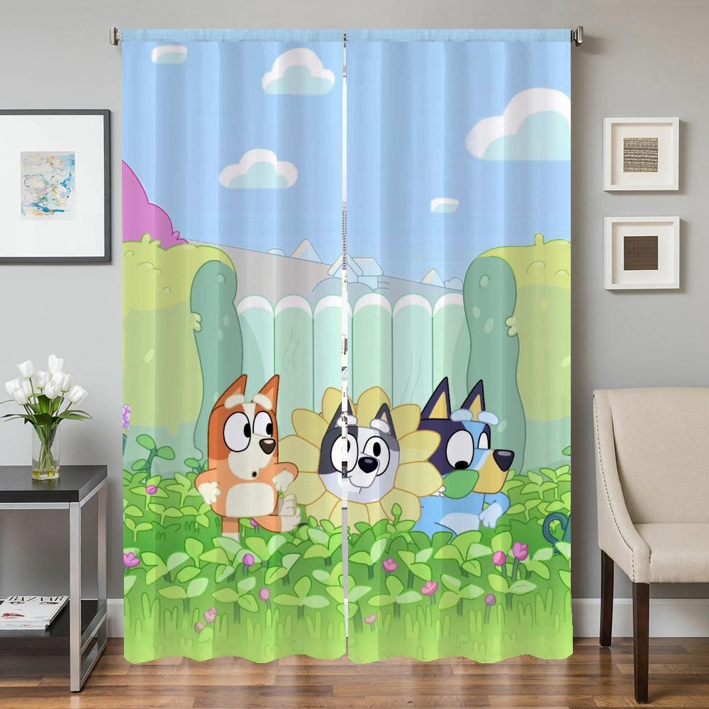 

Home Interior Kitchen Curtains for Living Room 2 Pieces Blackout Curtains Door Curtain B-bluey-y Partition Bedroom Decoration W50xH70cmx2pcs-CL