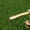 2 Arm Rotating Brass Nozzle Automatic Rotating Sprinkler Garden Agriculture Lawn Irrigation Watering Nozzle Spray