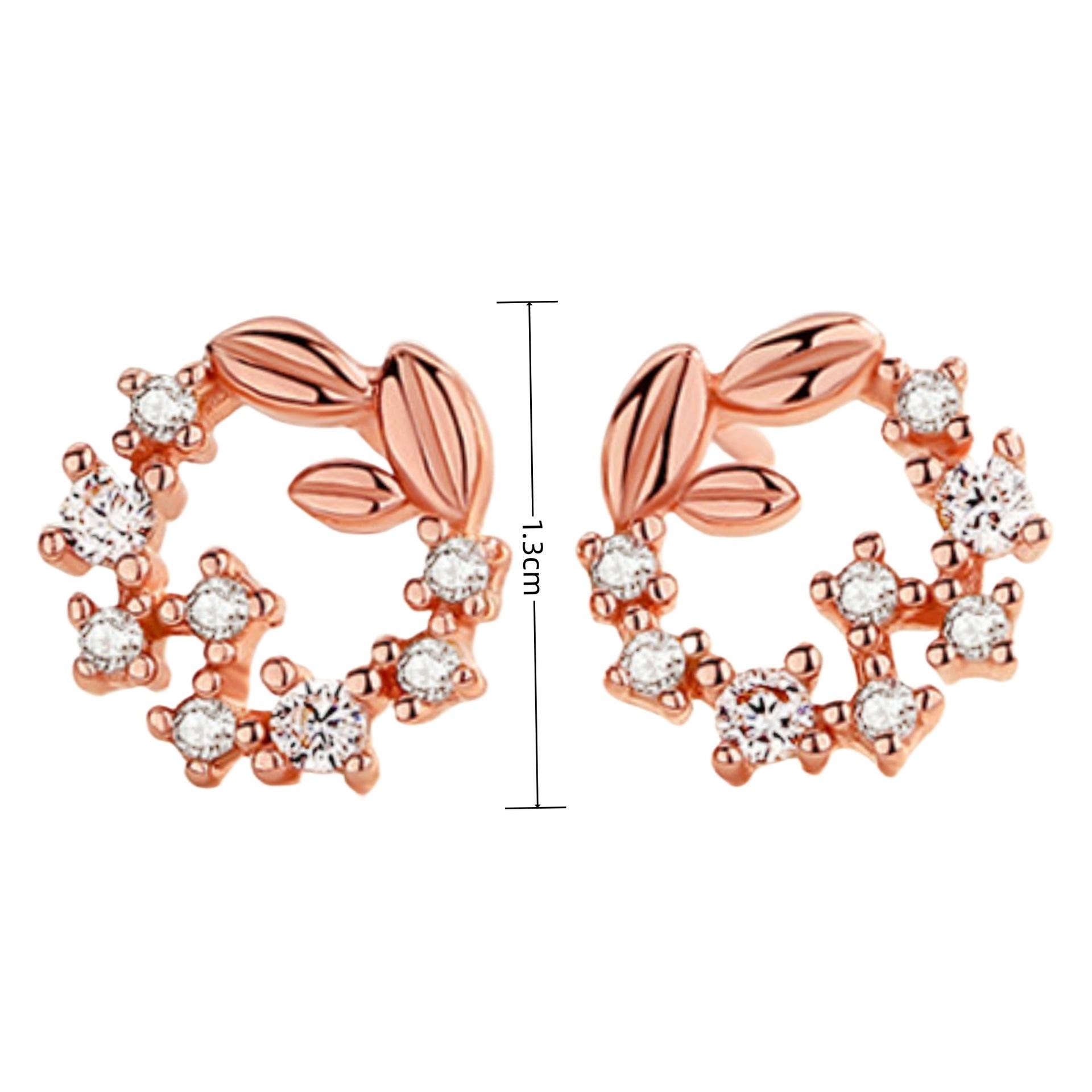 

Темперамент Оливковые ветки Круглый цветок Маленькие серьги-сверла Серьги