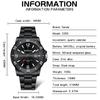 SANDA New Luxury Men's Quartz Watch With Large Dial Night Light Waterproof Calendar Business Men's Quartz Watch