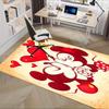 Office Rug Mickey Mouse, Minnie Mouse theme 3D Printed Anti-Slip Rug-Machine Washable for Living Room