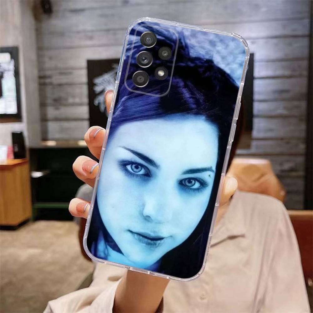 

Amy Lee Evanescence Phone Case For Samsung Galaxy A,71,70,52,51,40,31,50,50S,30S,21S,12,10,Note20ultra Transparent Cover samsunga714g