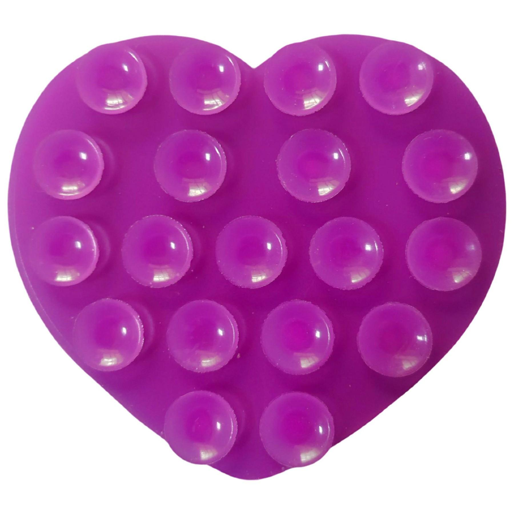 

Heart-Shaped Silicone Suction Cup Mount Adhesive Phone Stand Sticky for Cell Phone P