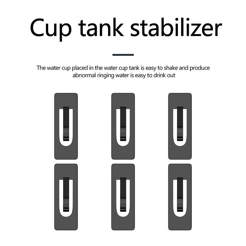 Car Cup Holder Limiter Fixing Clip Self-Adhesive Universal Auto Water Cup Slot Limit Pad Car Bottle Console Slot Slip Limiter