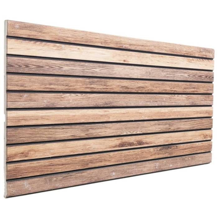 VidaXL 5 Pcs 3D Wall Panels Brown 100x50 Cm EPS, Wainscoting, Wall Decoration, Wall Covering, Wall Tiles, Art 4008558
