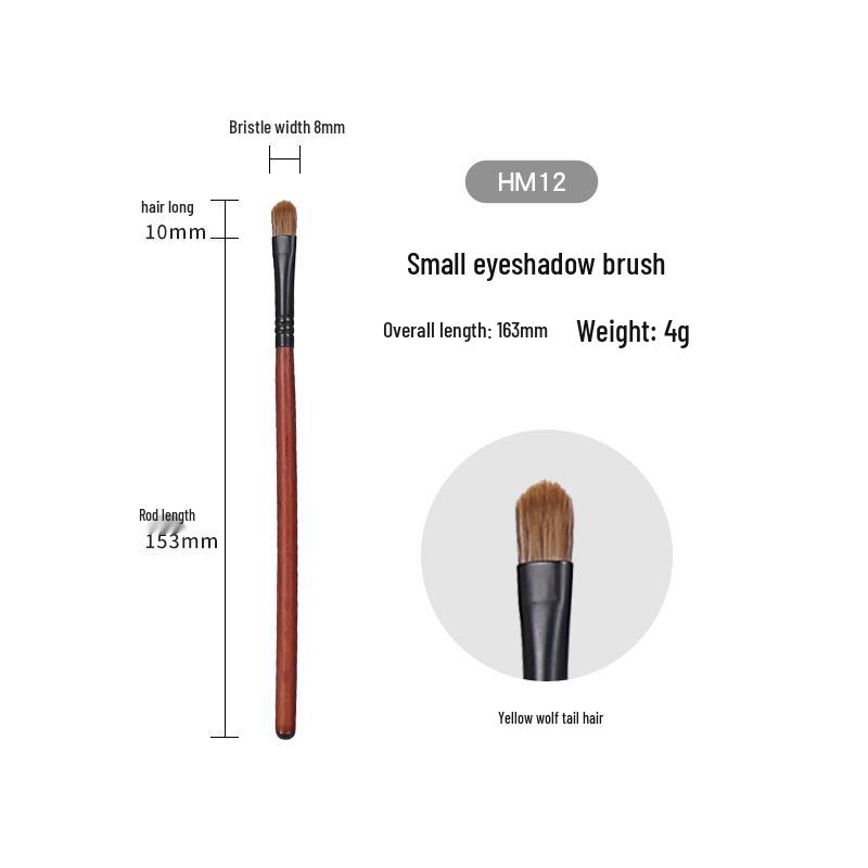 26-teiliges professionelles Make-up-Pinselset - Tierhaarpinsel für Lidschatten, Highlighter, Foundation und Rouge