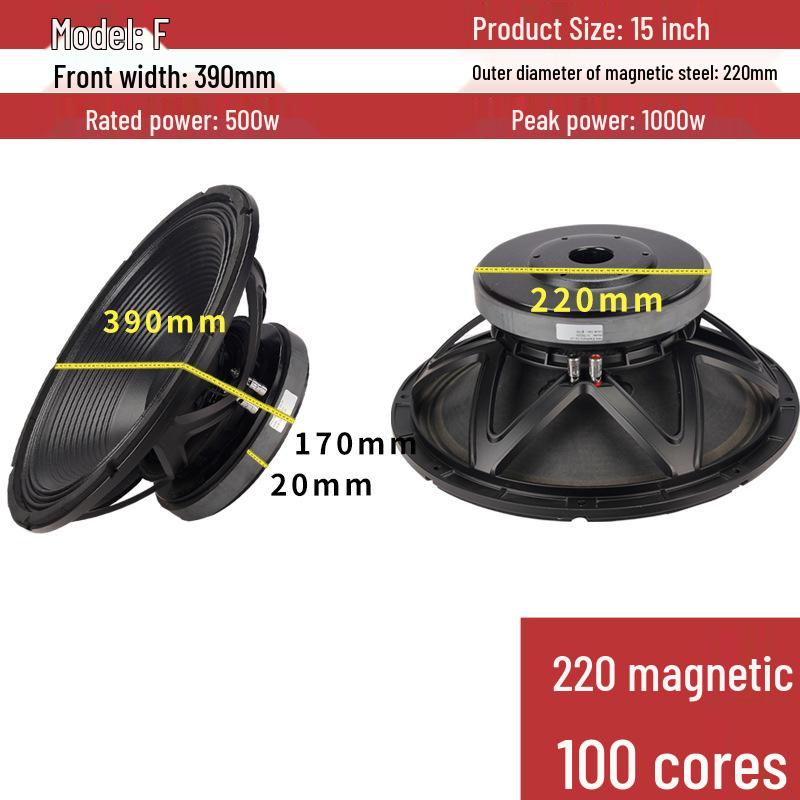 10, 12, 15, 18-inch KTV Subwoofer & Mid-bass Treble Pro Home Audio Speaker