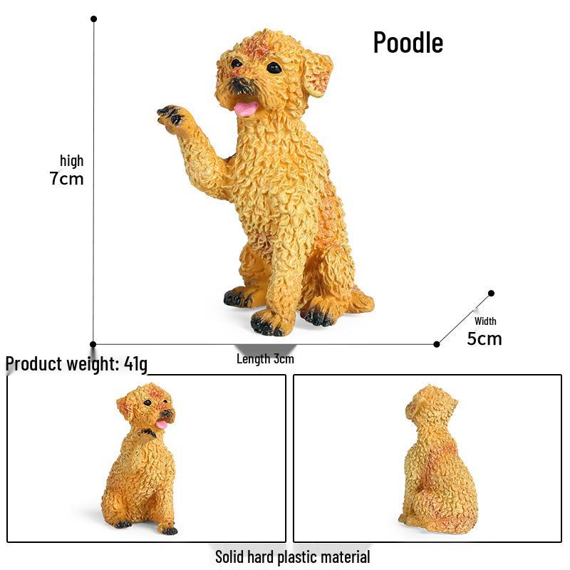 Large Shiba Inu Akita Inu Dog Figurine Model Toy Ornament