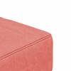 2 Seater Sofa Bed with 2 Cushions Pink Velvet