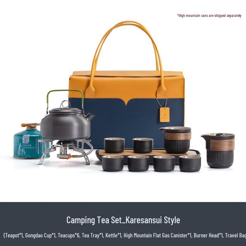 Portable Japanese Ceramic Travel Tea Set