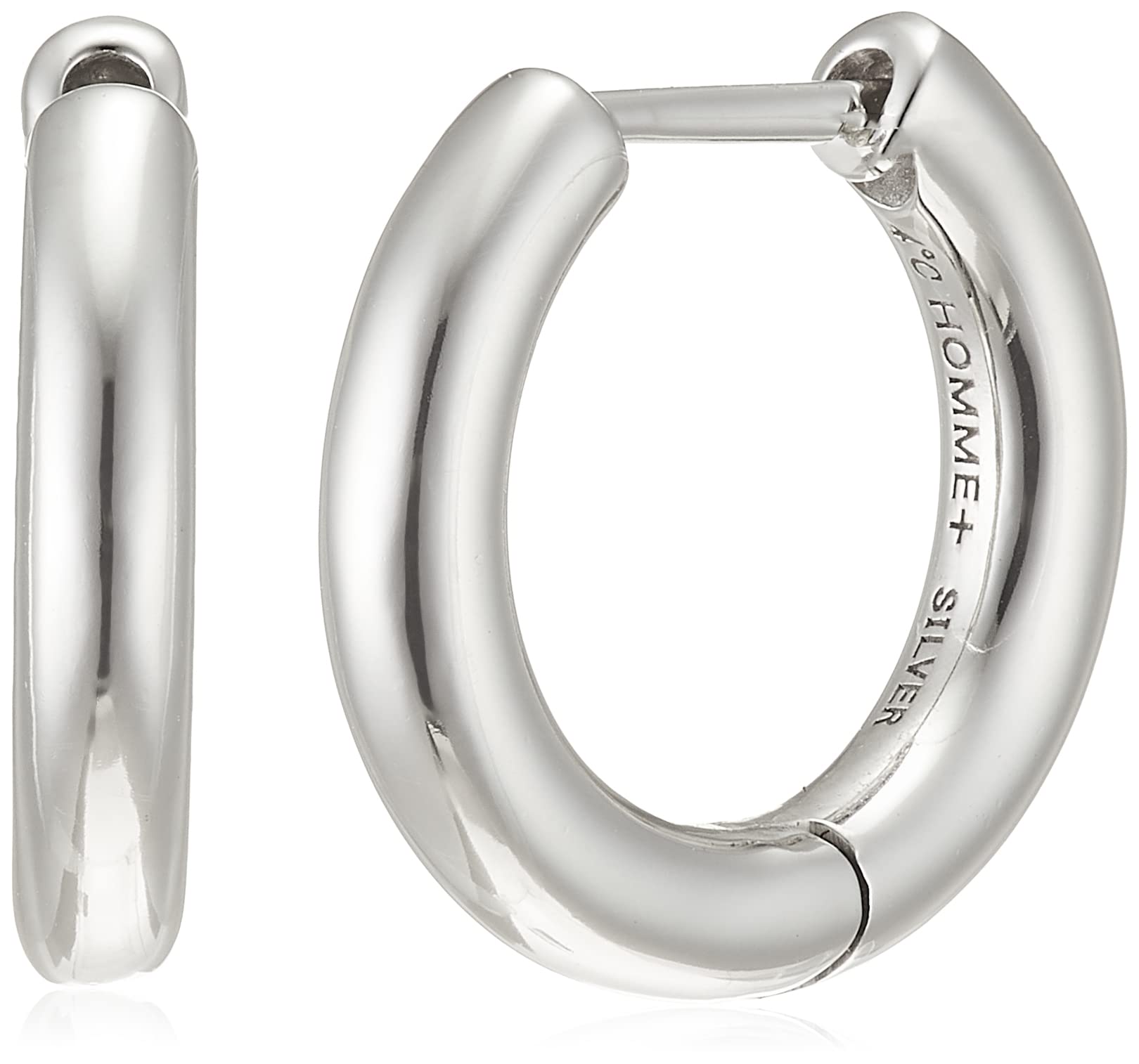 

Silver Hoop Earrings 112224350901 4℃HOMME+