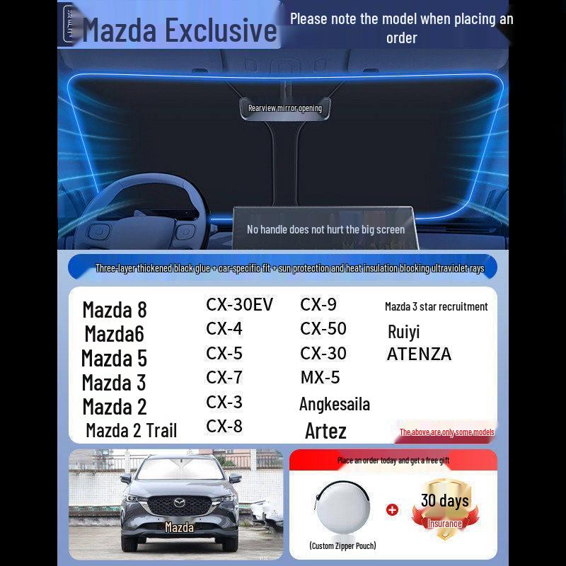 Car Sunshade Windshield Curtains - Heat Insulation & Summer Cooling