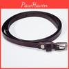 Thin Womens Genuine Belt Leather Simple Versatile Soft Cowhide For Dresses And Jeans
