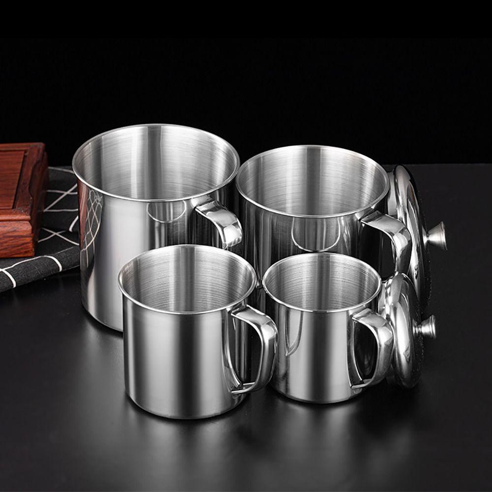 Handle Design Stainless Steel Cup With Lid Travel Mug New Coffee Cup Travel