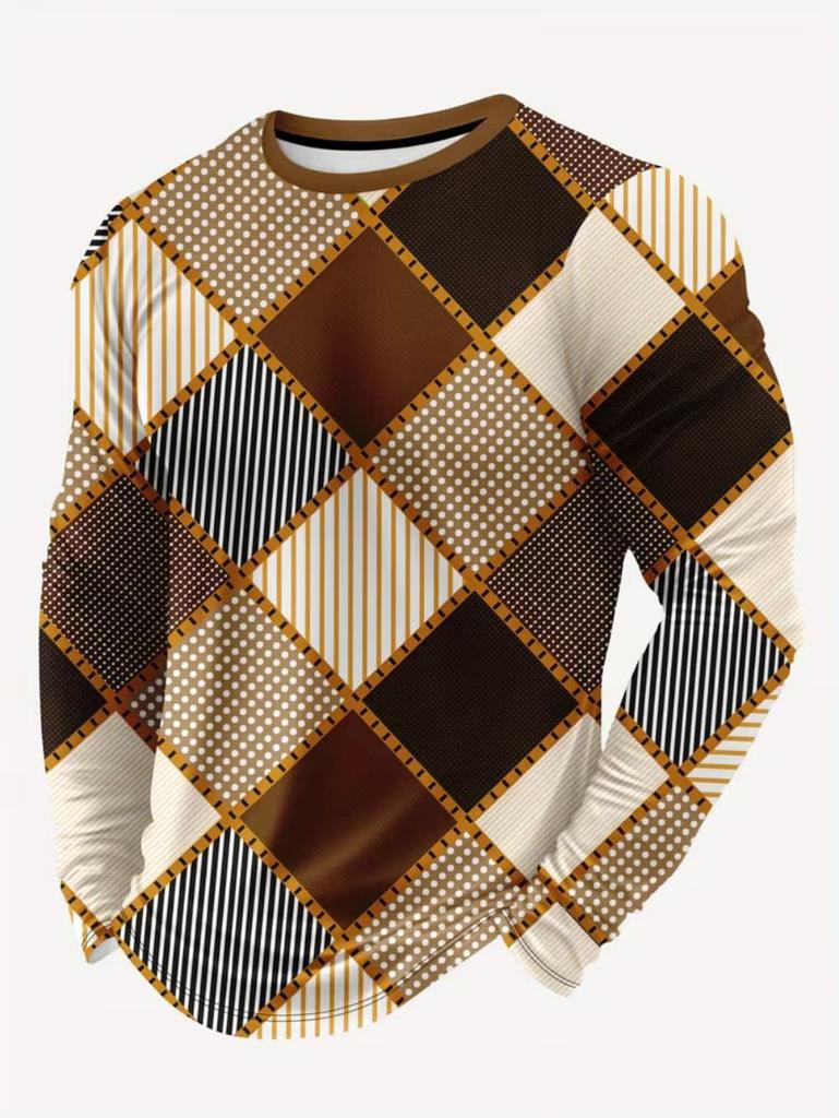 Mexican Style Men's Long-sleeved T-shirt 3D Printed Breathable Quick-drying Sports and Fitness Clothing T Shirt Men Streetwear