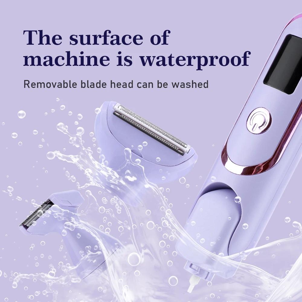 Double-headed Women's Shaver 5-in-1 Electric Hair Remover Multifunctional Hair Trimmer  Travel