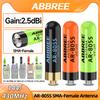 Antenă Mini Walkie Talkie ABBREE AR-805S SMA Femelă Banda Dublă Antenă cu Câștig Ridicat Pentru Baofeng BF-888S UV-5R UV-21 PRO Radio Amateur