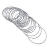 20 Pezzi Anelli Metallici da 4 Pollici Catcher dei Sogni Anelli per Macramè Cerchio Floreale per Ghirlande Progetti di Decorazione per la Casa Argento