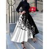 Printed Design Four Seasons Leisure Style Butterfly Pattern Printed Skirt Design Half Skirt
