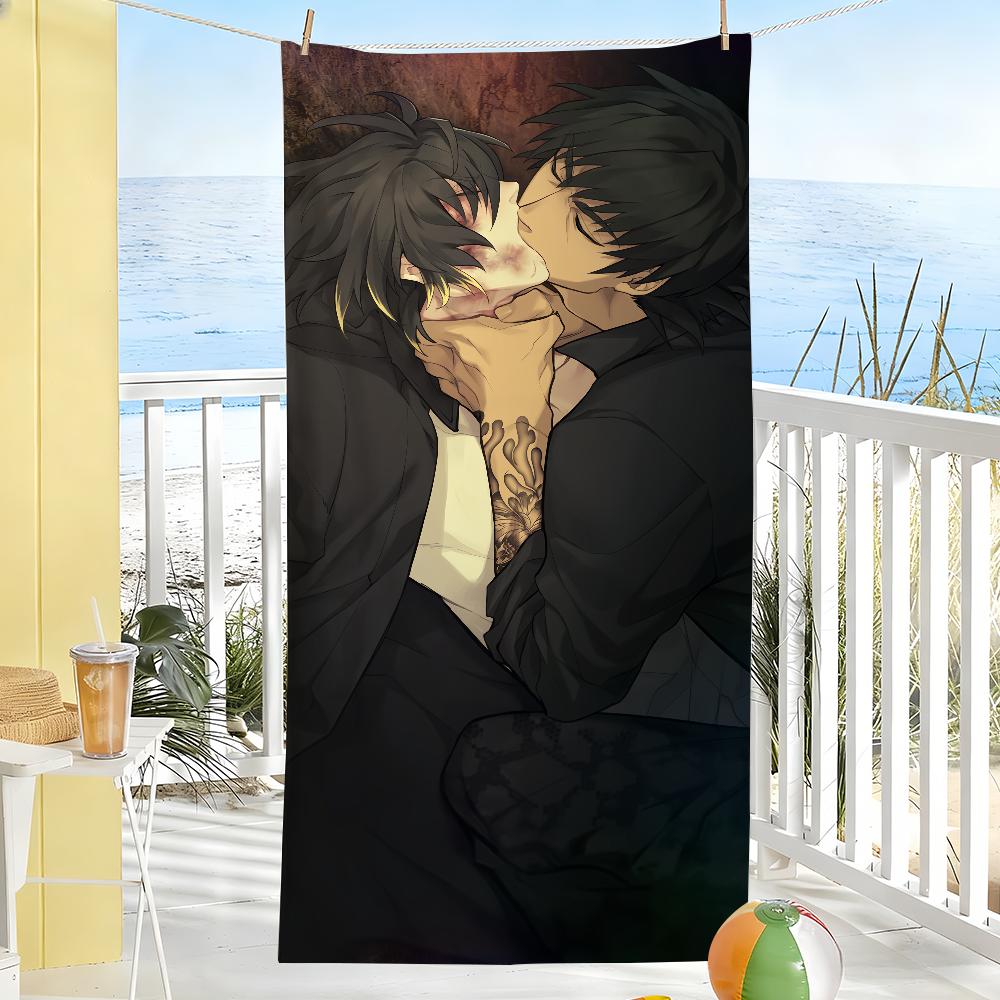 Game Slow D-Damage Anime Towel Soft Pool Gift For Travel Gym Shower Camping Quick Dry Sports Large Beach Towels