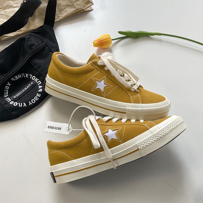 

Trendy men s shoes low-top canvas shoes boys versatile star skateboard shoes men s trendy shoes 2 sports shoes Tip: normal sneaker size