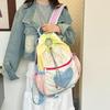 Schoolbag Japanese Nins Lightweight Love Outdoor Mountaineering Bundle Bag Backpack, Large Capacity Camping Bag Travel Schoolbag Women