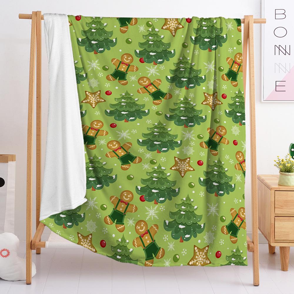 3D Digital Printed Christmas Blanket Flannel Blanket Fur Blanket Spring And Autumn