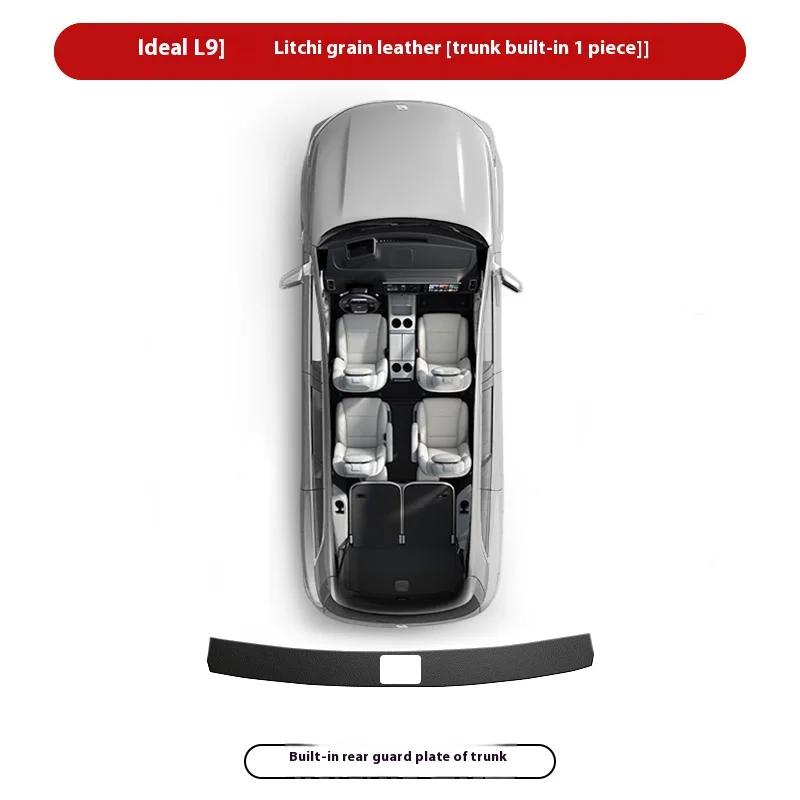 Voor Li Lixiang L6 L7 L8 L9 Auto Leer Drempelstrip Bescherming Anti-Stap Sticker Interieur Accessoires