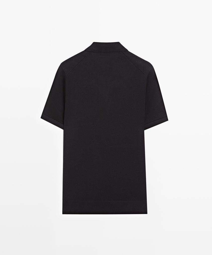 Masimodutti 100% Cotton Short Sleeve Polo Shirt