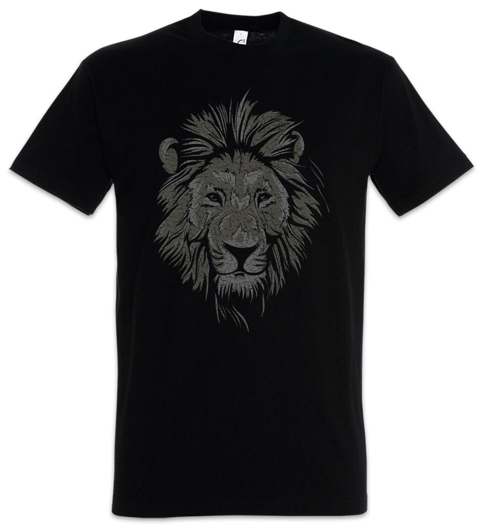 Lion Face T-Shirt Mens Womens Tees Top Vegan Vegetarian Animal Welfare Protection Speciesism Lions L