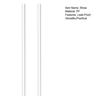 2Pcs Reusable PP Straws for 30/40oz Tumbler Leak-Proof Odorless Straw Replacement Ice Cold Cup Accessory for Home