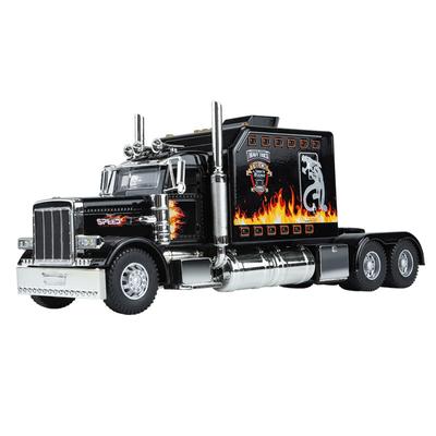 1/24 Peterbilt 389 Sattelzug LKW Legierung American Muscle LKW Modell Spielzeug Diecast Metall Sound & Licht Auto Spielzeug für Kinder Fahrzeug