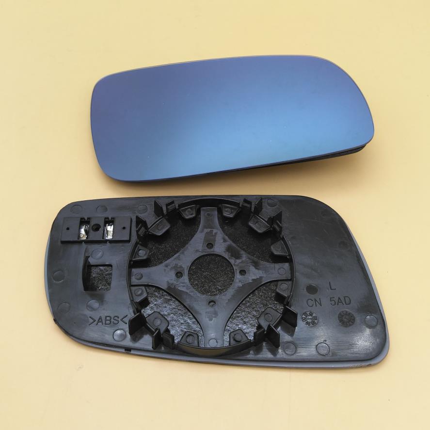 For VW Passat B5 Bora Jetta Golf MK4 4  For Seat Alhambra Cordoba Ibiza Leon Toledo Car Rear Mirror Glass Heated Blue