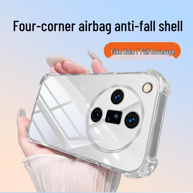 OPPO Find X7 Ultra Transparent TPU Airbag Drop-Proof Phone Case