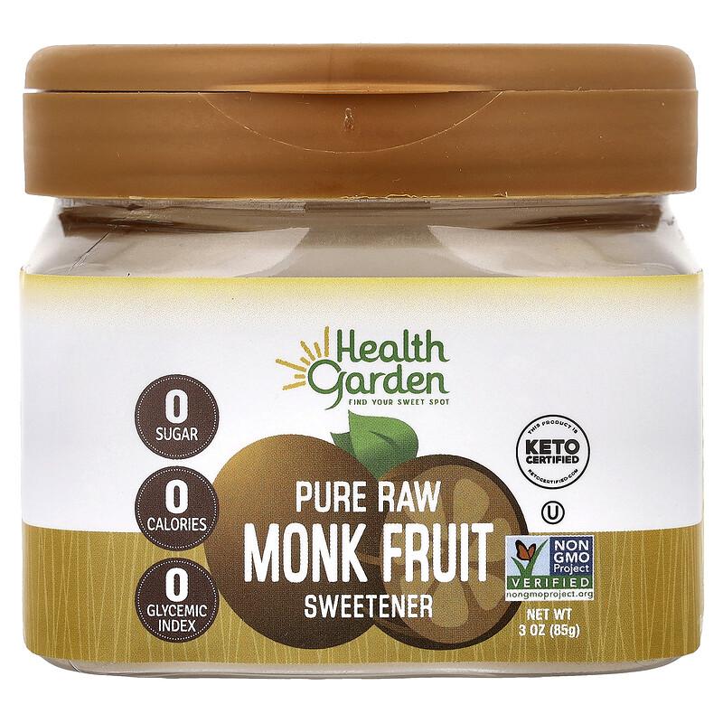 Rworld Wellness Pure Raw Monk Fruit Sweetener, 3 Oz (85 G)